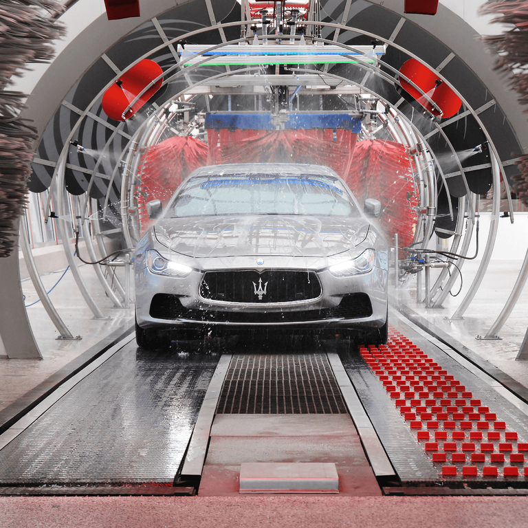 car wash in tunnel