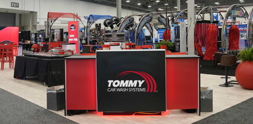 Tommy Car Wash Systems booth at The Car Wash Show 2024